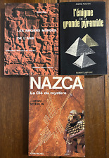 LOT 3 LIVRES MYSTERES ENIGMES NAZCA PYAMIDES NOE BABEL ETC