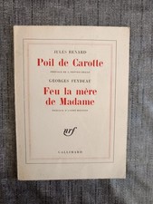 Poil de carotte - Jules Renard - Feu la mère de madame - Georges Feydeau - Cho