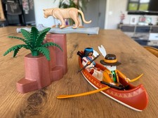 Playmobil Trappeurs + Canoë