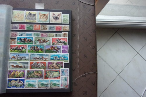 Hongrie lot timbres obl - -, de