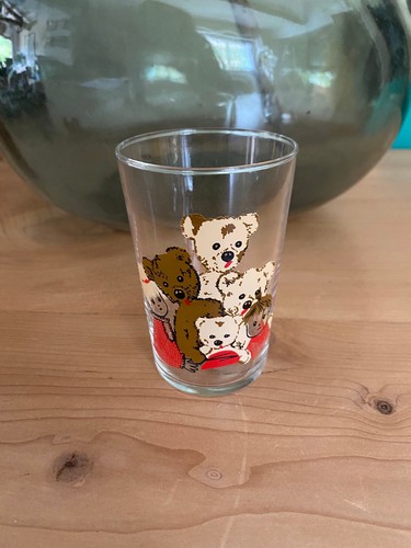 Ancien verre moutarde nicolas - moutarde,