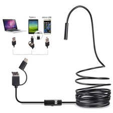 Caméra D'inspection Endoscopique Usb Type C 3 En 1 Pour Téléphone Android /