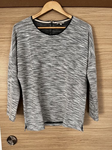 Pull liu blanc noir - pull, jo