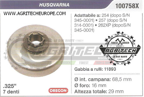 100758x pignon embrayage - pignon, pour