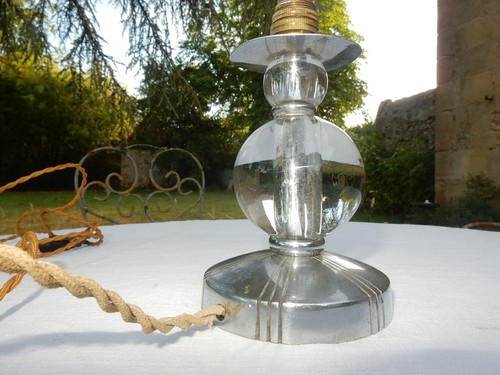 Pied lampe boules cristal - pied,