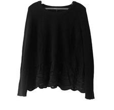 Maje Angora Wool Blend Ribbed