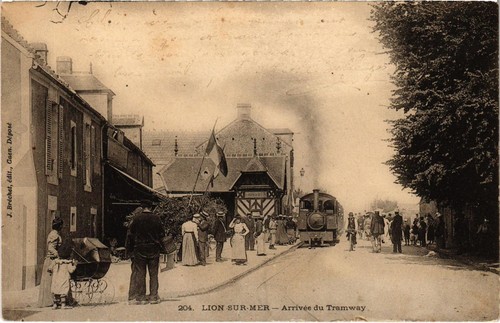 Cpa lion sur - lion-sur-mer, du