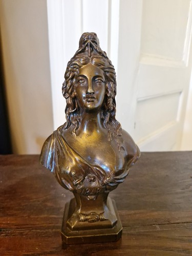 Buste bronze femme - bronze, de
