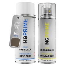 Peinture kit bombe aérosol 2C pour Smart EAI CC8L Dark Grey Metallic Matt