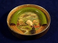 Ancien rare jeu d'adresse patience café train rails tunnel Germany Années 20