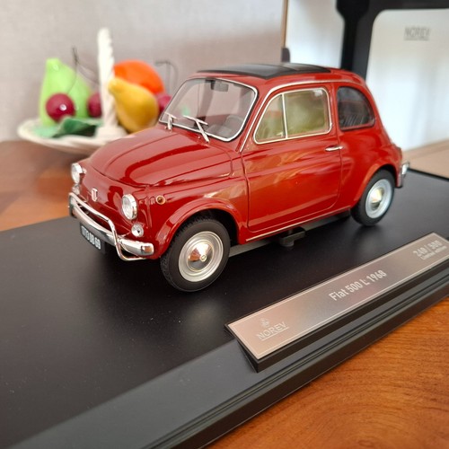 Fiat 500 rosso corallo - l, de