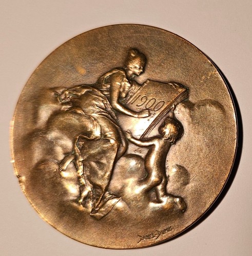 Médaille bronze monnaie - de,