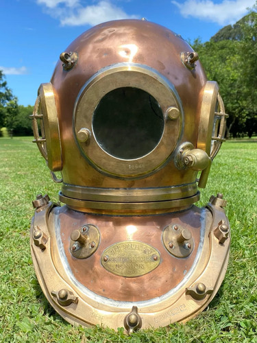 Siebe gorman diving helmet - diving,