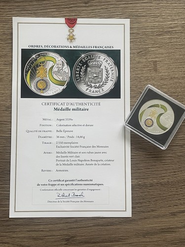 Ancienne médaille argent