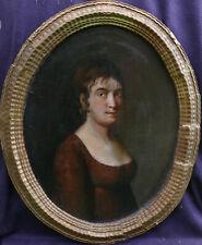 Portrait de Femme Ovale Epoque