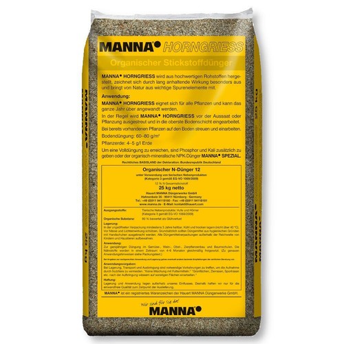 Manna semoule corne engrais - de,