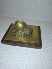 Rare Bronze Casque Voie Sacree Poilu Adrian Moreau Vauthier