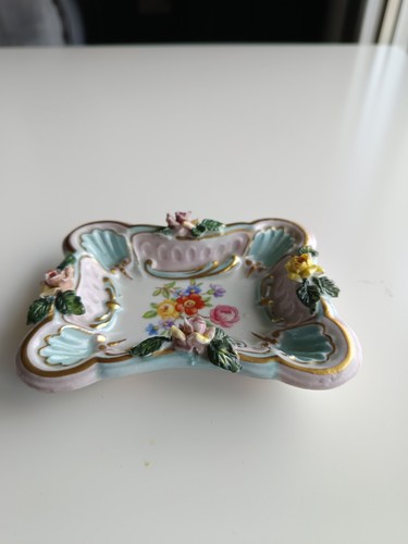 Vide poche porcelaine saxe - porcelaine, de