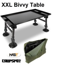 Giant Bivvy Table avec Sac 35.5 x 60cm Carpe Bivvytable NGT
