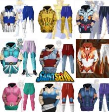 Saint Seiya Cosplay Chevalier Du Zodiaque Ensemble Sport Sweat  Capuche Jogging 