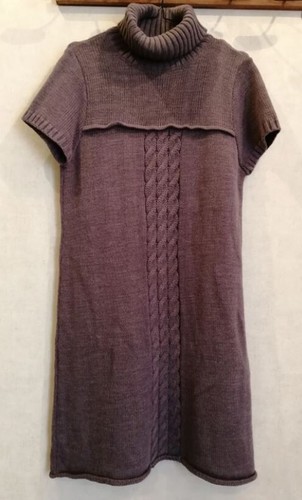 Robe pull violette laine - , et