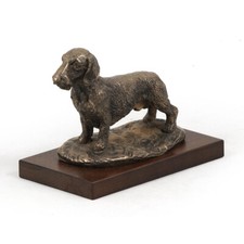 Teckel poil dur figurine en - poil,
