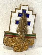 Médaille, broche, pucelle, insigne militaire 13 DBLE  Algérie Indochine WW2