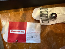 Neuf Lot De 2 Ancien Stock Beckman Coulter Sphère Rond Bille Palier Métal #11293