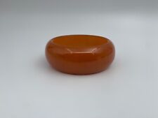 BRACELET FANTAISIE RESINE ORANGE MARRON LARGE 64 GRAMMES W890