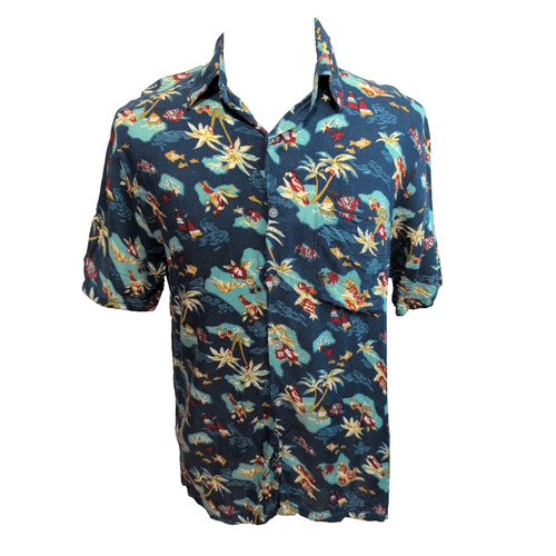 Chemise hawaïenne sun fusion - chemise,