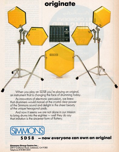 1985 print simmons sds8 - ad, of