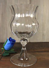 Ancien Coupe ou Vase sur Pied en Cristal de Daum Signé H23 cm