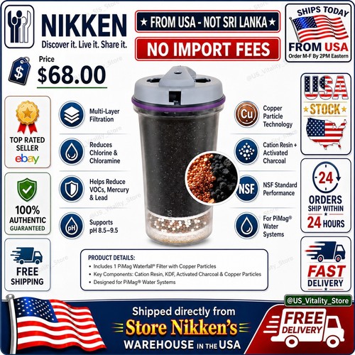 Nikken pimag waterfall filter - pimag,