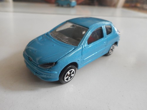 Majorette peugeot 206 bleu - peugeot,