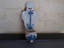 Bénitier en faïence très ancien XIXème