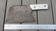 Ancien petit couperet de boucher charcutier, idéal pour volaille.
