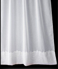 Voilage blanc motif Cornely