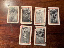 LOT 6 CARTES A JOUER CYCLISME