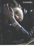PUBLICITE ADVERTISING 2012   CHANEL montre " Première Triple Tour"