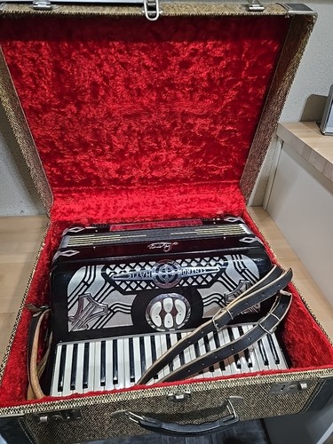 Vintage accordion lira cento - vintage,