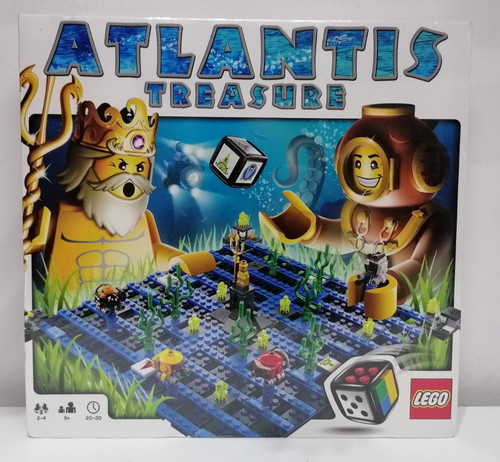Lego 3851 atlantis - lego, treasure