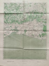 circa 1910 CARTE ÉTAT-MAJOR