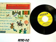 Rondes Enfantines Jany Frédérique - Vinyle 45 Tours - Vintage - Collection