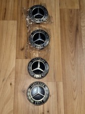 4 Cache Moyeux Mercedes 75 MM Originaux  Référence A1714000025