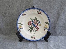 assiette plate faïencerie de longwy,service "printemps"