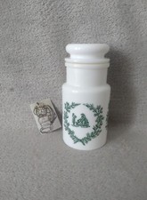 Pot d'apothicaire / pharmacie verre opale made in Italy