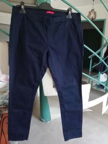 Pantalon bleu foncé taille - bleu, 46