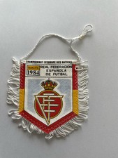 Fanion Football Foot Coupe D Europe 1984 Espagne Espana Roja