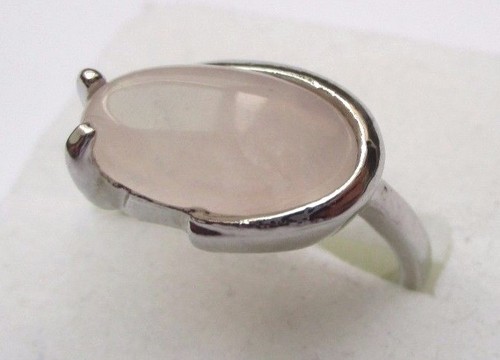 Bague couleur argent pierre - bague,