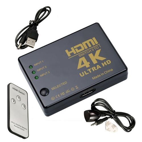 Commutateur hdmi pour - 4k, hdtv